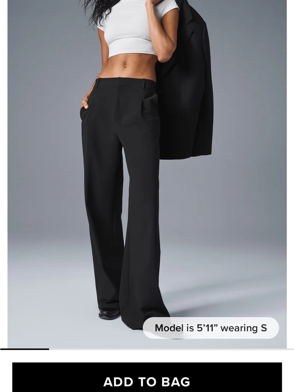 Alo High-Waist Pursuit Trouser (Long)